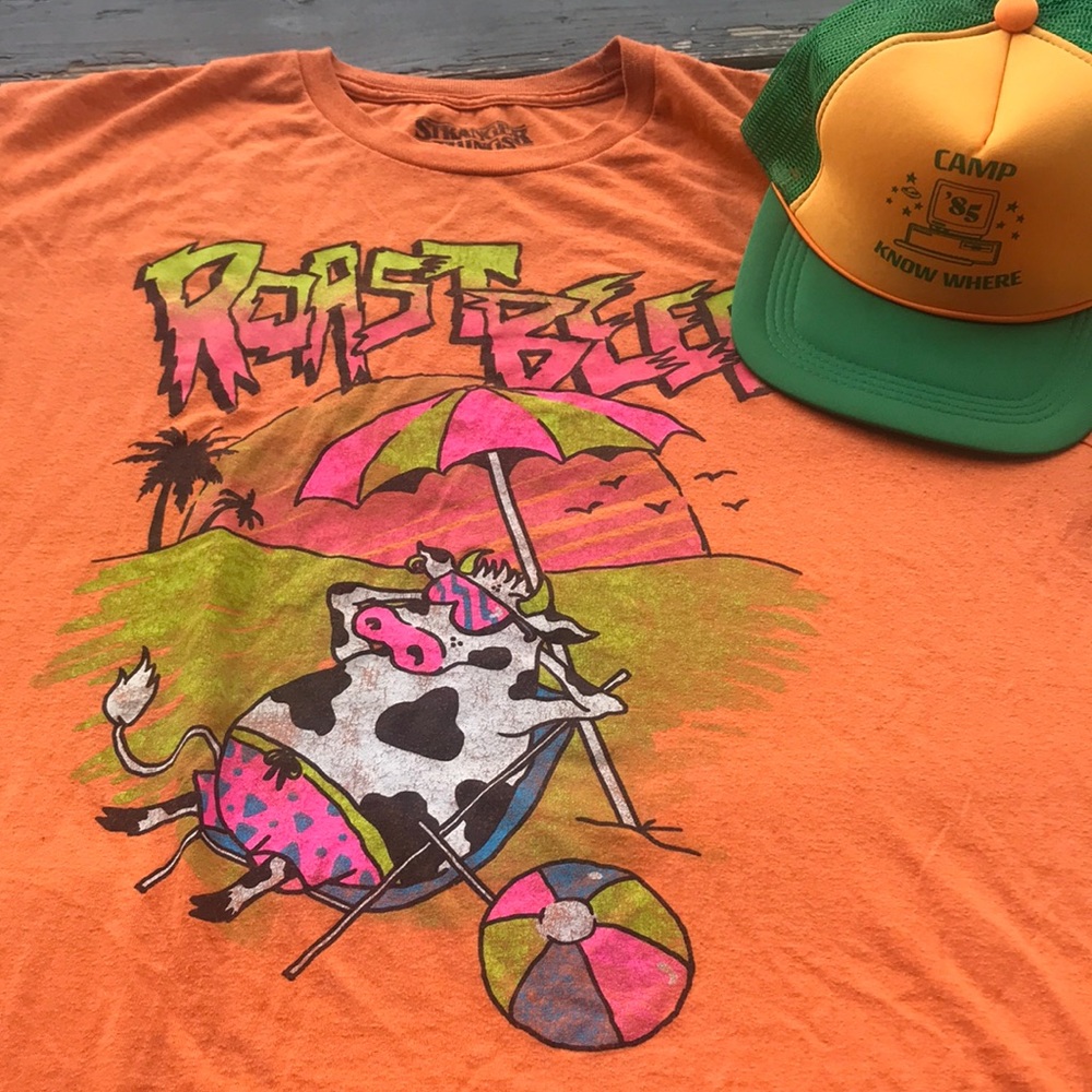 Stranger Things Dustin T-shirt and Hat